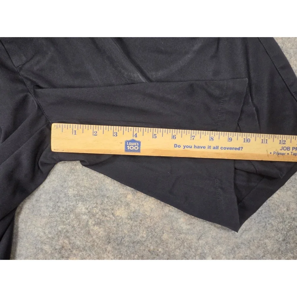 Nike Golf Fit Dry Pleated Shorts Mens 38 Black Performance Swoosh Logo RN56323